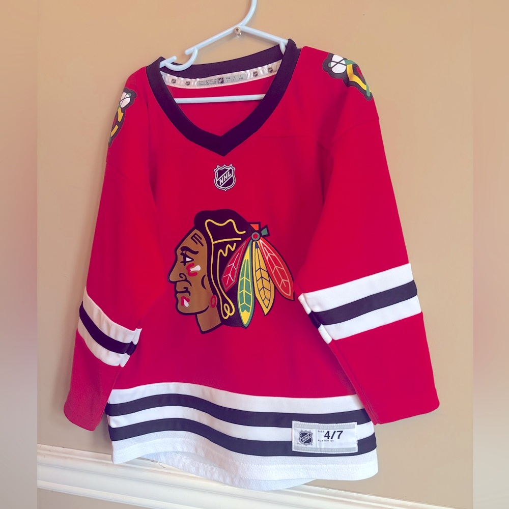 Blackhawks Duncan Keith youth home jersey